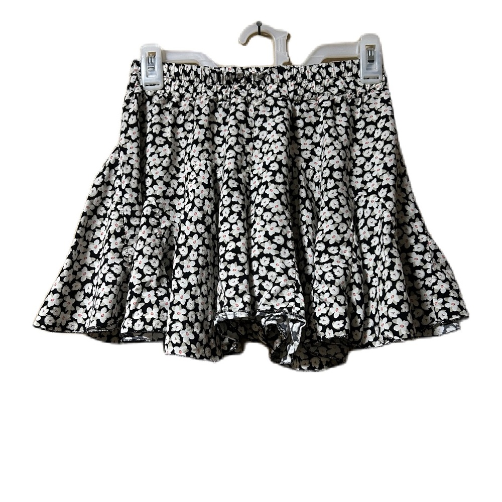 LA COMET Skirt Shorts Sz M/L Women's Ditsy Print Floral Girly Feminine Spring